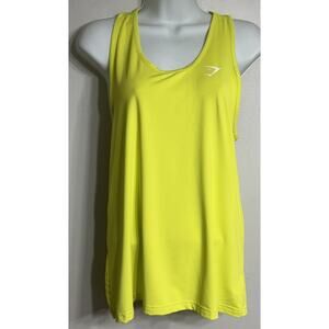 Gymshark Tank Top Women’s size Medium Razorback Bight Yellow
